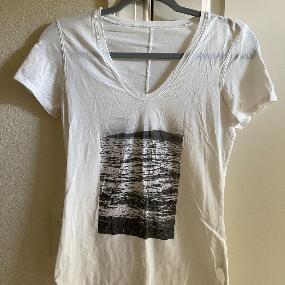 Lulu Lemon tee, size 4